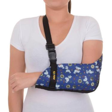 Imagem de Tipóia Ombro Pós Operatório Braço Infantil Bilateral Azul Artipé - Art