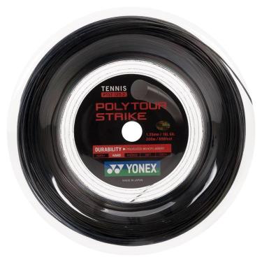 Imagem de Corda Yonex Poly Tour Strike 16l 1.25mm Preta - Rolo com 200 metros