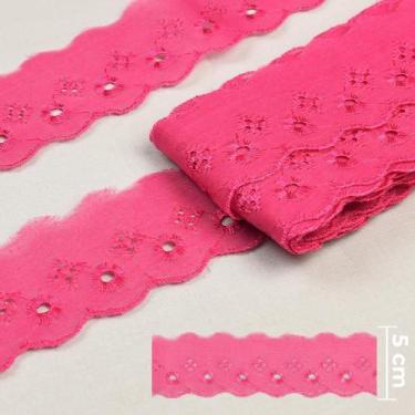 Imagem de Bordado Inglês 5,0 cm CTB 134 Pink - 13,7 Metros - NYBC