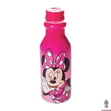 Imagem de Garrafa de Água Infantil 500ml Escolar Plástico Minnie Retro - PLASUTI