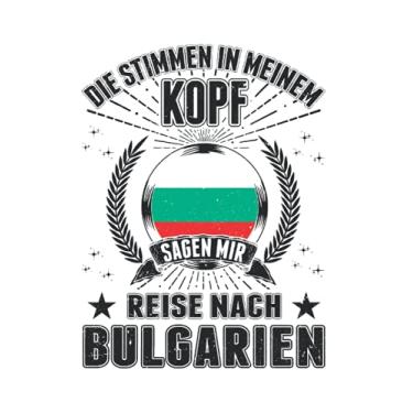 Imagem de Bulgarien Tagesplaner: Bulgarien Urlaub Bulgarische Flagge/Die Stimmen in meinem Kopf Sagen mir Reise nach Bulgarien/Kalender 2022 / Wochenplaner ... / 6x9 Zoll / 100 ausfüllbare Seiten