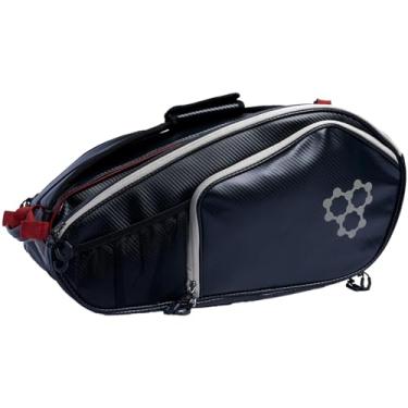 Imagem de CRBN Pickleball Adulto Unissex Bolsa - Bolsa de Remo Pickleball Pro Team Tour com Bolsa Tipo Estilingue com Zíper Integrada - Bolsos Laterais Acolchoados para 6 Remos, Sapatos e Muito Mais