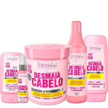 Imagem de Forever Liss - Kit Desmaia Cabelo Completo Com Máscara 950g - Forever 