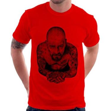 Imagem de Camiseta Walter White Tattoo Heisenberg - Foca na Moda, Vermelho, P