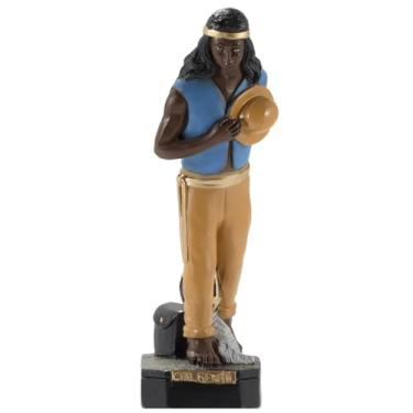 Imagem de Imagem Caboclo Gentil 20cm Gesso Escultura Umbanda