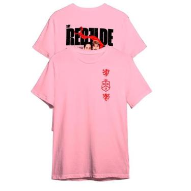 Imagem de Camiseta Basica Rbd Soy Rebelde Personagens Frente E Costas - Abstract