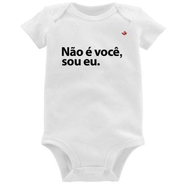 Imagem de Body Bebê Não é você, sou eu - Foca na Moda, Branco, GG