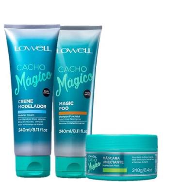 Imagem de Lowell Cacho Magico Shampoo 240ml Creme Modelador 240ml e Mascara 240g