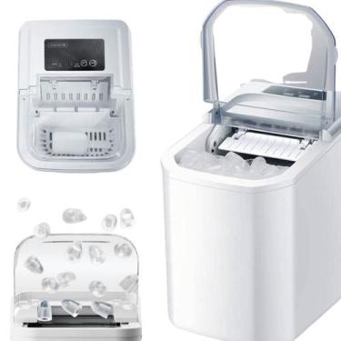 Imagem de Máquina de Gelo Automatica Produção de Cubos de Gelo  Gelo em Minutos,