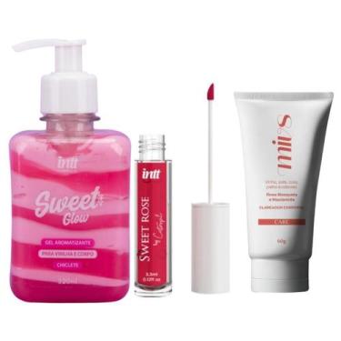 Imagem de Gel Beijável Sweet Glow e Linp Tint Íntimo Clareador Mivs - Intt
