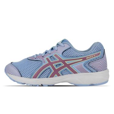 Imagem de Tênis ASICS Buzz 4 - Infantil - Azul/Amarelo-Unissex