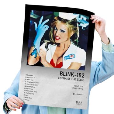 Imagem de Poster Autoadesivo 40x60cm Álbum Enema of the State, Punk Rock, Pop Punk, Alternative Rock, Skate