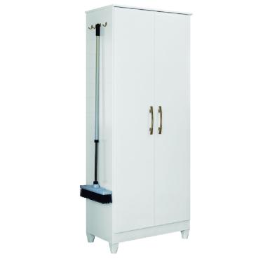 Imagem de Armário Multiuso 2 Portas 4 prateleiras Jade Moval Branco