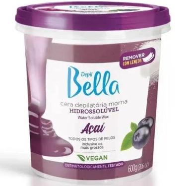 Imagem de Cera Depilatória Hidrossolúvel Depil Bella 600g Açai