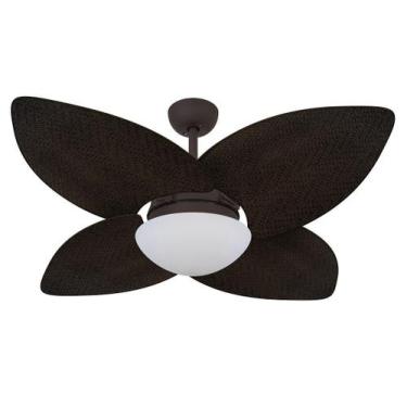 Imagem de Ventilador De Teto Vd42 Dunamis Marrom 4P Rattan Tabaco 220V - Volare,