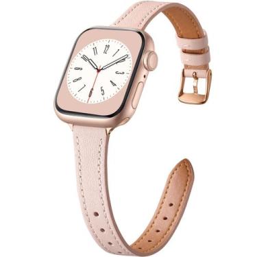 Imagem de Pulseira de relógio Charlam Slim Leather 40 mm 38 mm 41 mm 42 mm 44 mm