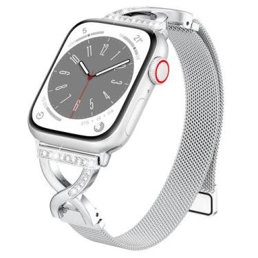 Imagem de Pulseira de relógio BRG Thin Mesh Loop em aço inoxidável 40 mm 41 mm