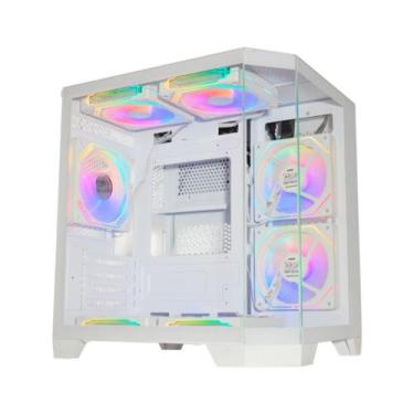 Imagem de Gabinete Gamer K-mex Aquário CG-W620 Ângulo MicroATX s/ Fans