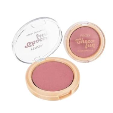 Imagem de Blush Compacto Choco Fun Fenzza Makeup