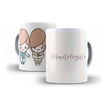 Imagem de Caneca Porcelana Médico Dermatologista Profissão Coleção Cute - Villa 