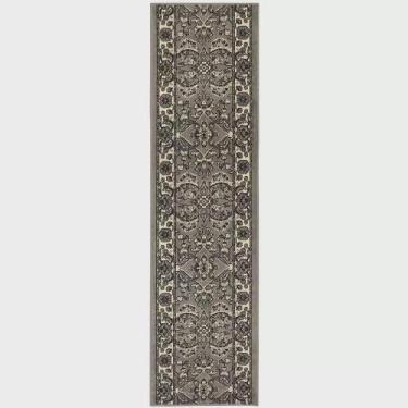 Imagem de Passadeira Trilho 2M Zigler Cinza 66X200Cm Tipo Persa Belga - Tapete M