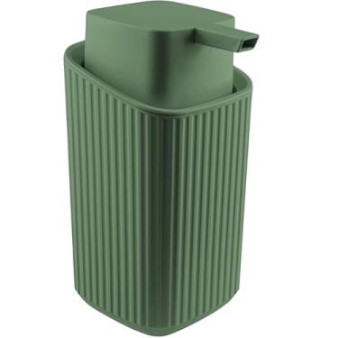 Imagem de Porta Sabonete Liquido Dispenser Álcool Gel Detergente Cozinha Banheiro Lavabo Moderno Luxo(Verde)