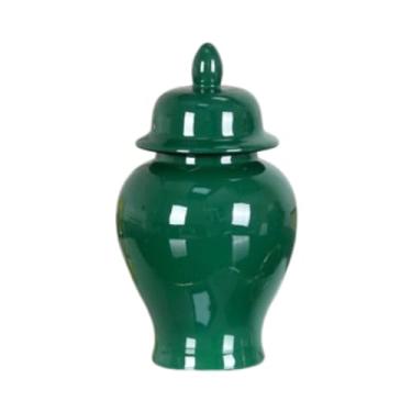 Imagem de Wswqop Tanque de armazenamento de jarra de gengibre de porcelana de vaso de cerâmica, ornamentos jarra tradicional de de armazenamento de chá, para