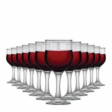 Imagem de Jogo de Taças de Vidro Barcelona Para Vinho Tinto 240ml 12 Pcs Ruvolo