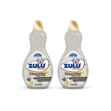 Imagem de Kit 2 limpador perfumado zulu perfumes / coala chá branco 1l