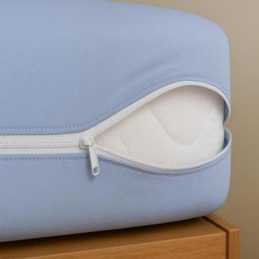 Imagem de Capa Para Colchão Queen com Zíper Tecido Algodão em Malha - Callandra,