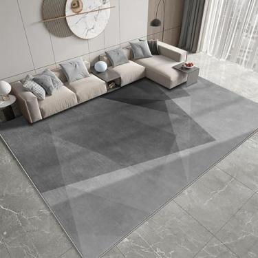 Imagem de Tapete macio e fofo para sala de estar e quarto, tapete de pelúcia, decoração aconchegante para casa, lavável à máquina, fácil de limpar (120 cm x 200 cm/FLR-GHT-6)