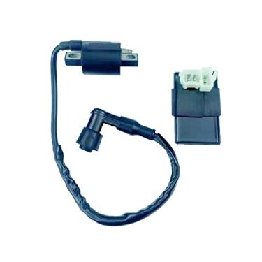 Imagem de Adsspro Bobina De Ignição Universal Substituição Para Motocicleta, Caixa Cdi 6 Pinos Ca Esportes Motorizados 90Cc 125Cc 150Cc 200Cc 250Cc, Motor Vertical, Dirt Pit Bike, Kart, Quadriciclo, Peças Mot