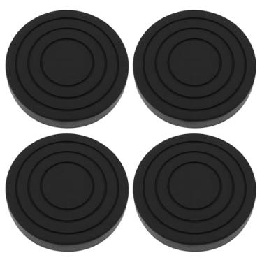 Imagem de Micro Traders 4 peças de pés de borracha para máquina de lavar pés antivibração 6 cm compatíveis com máquina de lavar roupa LG secadora