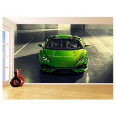 Imagem de Papel De Parede Carro Lamborghini V10 Huracan 3,5M Car226 - Você Decor