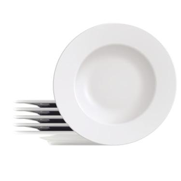 Imagem de Kit Prato Raso Tramontina Maria Augusta em Porcelana 27 cm 06 Peças