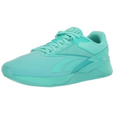 Imagem de Reebok Tênis de treinamento unissex Nano X3, Cyber Mint/Hint Mint, 6.5 Women/5 Men