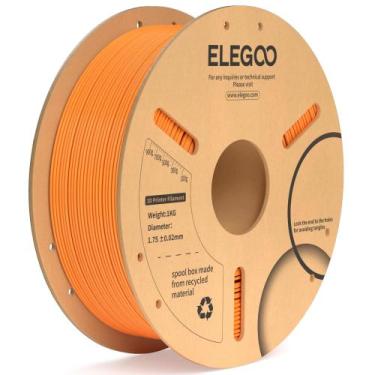 Imagem de Filamento para impressora 3D ELEGOO PLA Plus 1,75 mm Laranja 1 kg