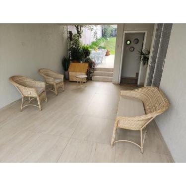 Imagem de Conjunto de Poltronas Área Externa Interna - Varanda Fibras