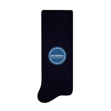 Imagem de Meia Masculina Selene Cano Longo Preto, Preto, 39/43