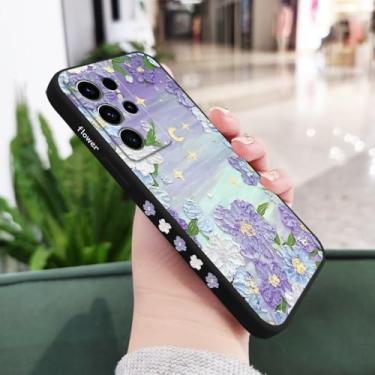 Imagem de Capa de celular com estampa de praia e flores para Samsung Galaxy S25, S24, S23, S22, S21, S20, S10, S10E, Ultra Plus, FE, Note 20 Ultra, 10 Plus, preta, 2, para S24 Ultra