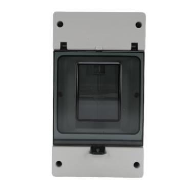 Imagem de WALFRONT Caixa de Disjuntor DC Caixa Transparente Tampa Transparente Caixa de Junção de Distribuição de Plástico Ao Ar Livre McCB Provo Ip66 para Canteiros de Obras