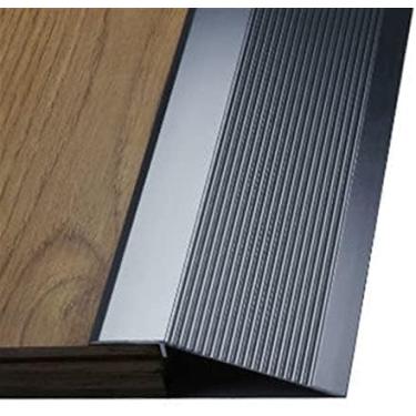 Imagem de Redutor De Porta Piso De Madeira Para Azulejo, Faixa De Transição De Soleiras De Alumínio à Prova D'Água, Faixa De Borda De Rampa Interna E Externa, Largura De 10cm, 1m/39.4in Length