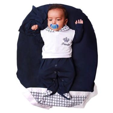 Imagem de Saída de Maternidade Menino Aconchego Príncipe Gabriel Marinho 05 Peça