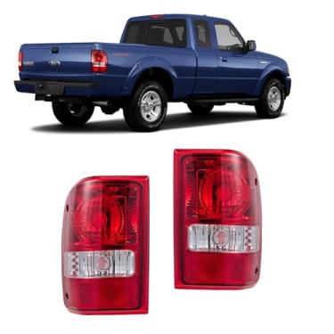 Imagem de WEISIGAO Conjunto de luzes traseiras compatível com a luz traseira Ford Ranger 2001-2011 (vermelho OE); sem lâmpadas