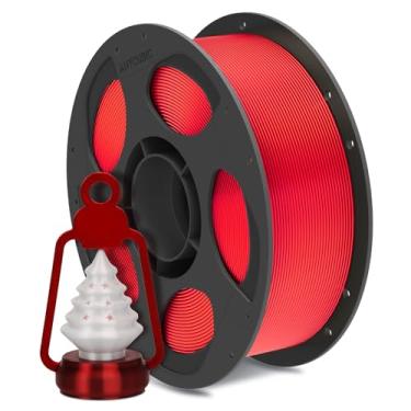 Imagem de ANYCUBIC Filamento de seda de Natal para presentes e decorações de Natal, impressora 3D brilhante sem entupimento, filamento PLA de 1,75 mm, precisão dimensional +/- 0,02 mm, carretel reutilizável de