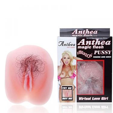 Imagem de Masturbador vagina com pêlos e cápsula vibratória