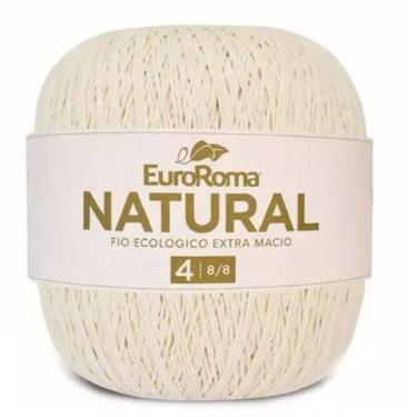 Imagem de Barbante EuroRoma Natural CRU 8/8 N.4 700g