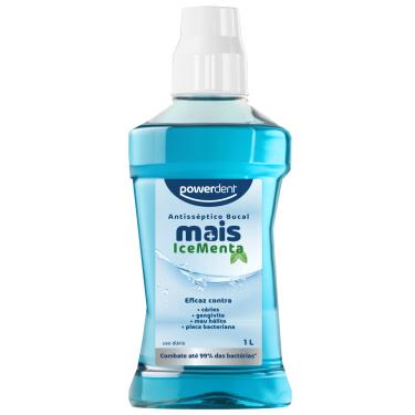 Imagem de Antisseptico Bucal Com Alcool Mais Ice Menta 1L