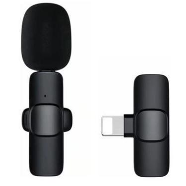 Imagem de Microfone Lapela Sem Fio Dex, 2.4ghz, Compatível Com Iphone Ipad Lightning