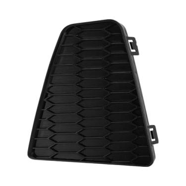 Imagem de Hihaha Grade de farol de neblina dianteira esquerda Nº 71507T5RA00 Inserções de cobertura de farol de neblina para Honda Fit 2015-2017 ABS preto 1 peça